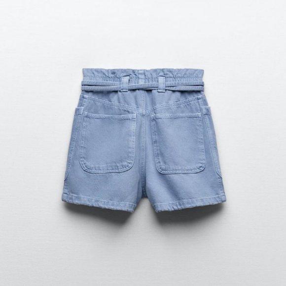 PAPERBAG DENIM SHORTS - Picture 9 of 12